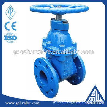 price non-rising stem flange type gate valve